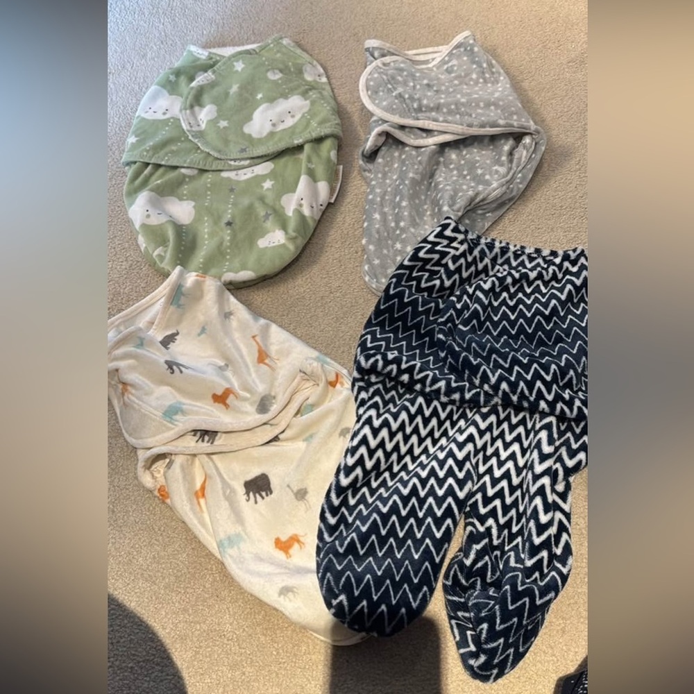 Cozy Kids baby Animal Print Swaddle Set